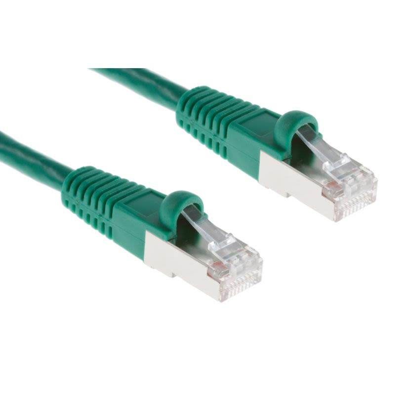 MAJORCC MS64CPGN050 CAT6 SHIELDED PATCH CORD, GREEN, 50'